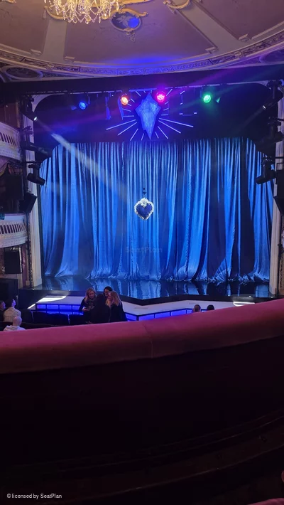 Criterion Theatre Dress Circle B11 view from seat photo
