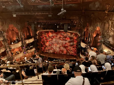 Lyceum Theatre Grand Circle J14 view from seat photo
