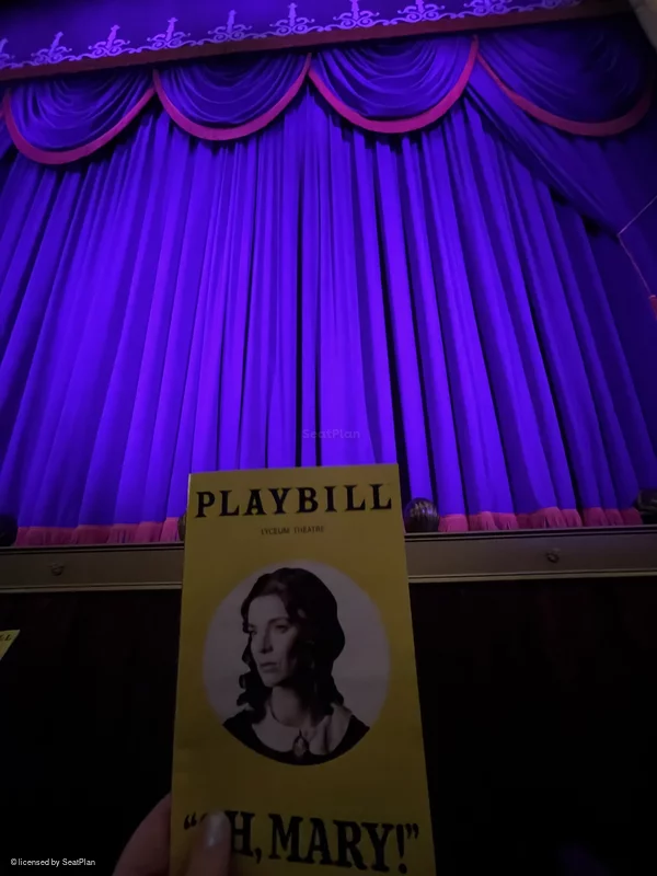 Oh Mary seating question 